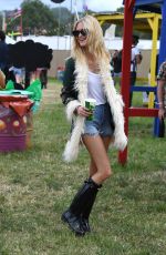 POPPY DELEVINGNE Out at Glastonbury Festival 06/24/2022