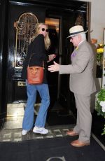 POPPY DELEVINGNE Out for Lunch at Scott