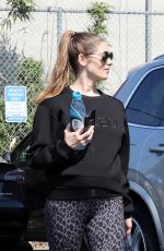 Pregnant ASHLEY GREENE and Paul Khoury Heading to a Gym in Los Angeles 06/11/2022