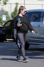 Pregnant ASHLEY GREENE and Paul Khoury Heading to a Gym in Los Angeles 06/11/2022