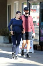 Pregnant ASHLEY GREENE and Paul Khoury Out for Prenatal Workout in Los Angeles 06/28/2022