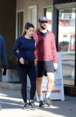 Pregnant ASHLEY GREENE and Paul Khoury Out for Prenatal Workout in Los Angeles 06/28/2022