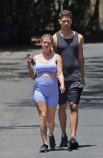 Pregnant CHANEL WEST COAST and Dom Fenison Out Hiking in Los Angeles 06/07/2022