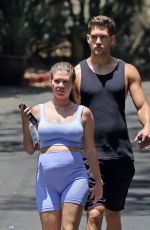 Pregnant CHANEL WEST COAST and Dom Fenison Out Hiking in Los Angeles 06/07/2022