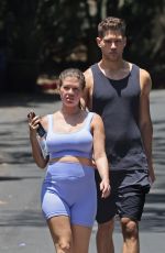 Pregnant CHANEL WEST COAST and Dom Fenison Out Hiking in Los Angeles 06/07/2022