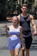 Pregnant CHANEL WEST COAST and Dom Fenison Out Hiking in Los Angeles 06/07/2022