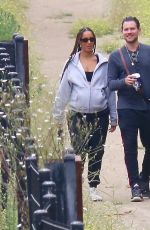 Pregnant LEONA LEWIS and Dennis Jauch Out Hiking with Their Dogs in Los Angeles 06/05/2022