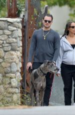 Pregnant LEONA LEWIS and Dennis Jauch Out Hiking with Their Dogs in Los Angeles 06/05/2022