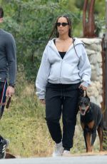 Pregnant LEONA LEWIS and Dennis Jauch Out Hiking with Their Dogs in Los Angeles 06/05/2022