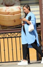 Pregnant LEONA LEWIS Out in Los Angeles 06/15/2022