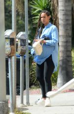 Pregnant LEONA LEWIS Out in Los Angeles 06/15/2022