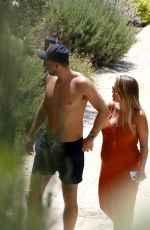 Pregnant LOTTIE TOMLINSON and Lewis Burton on Vacation in Ibiza 06/07/2022