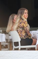 Pregnant LOTTIE TOMLINSON on Holidays in Ibiza 06/02/2022