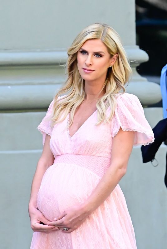 Pregnant NICKY HILTON at a Photoshoot in New York 05/31/2022