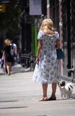 Pregnant NICKY HILTON Out with Her Dog in New York 06/20/2022