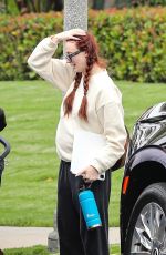 Pregnant SOPHIE TURNER Out in Westwood 06/09/2022
