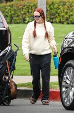 Pregnant SOPHIE TURNER Out in Westwood 06/09/2022