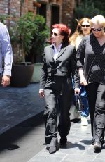 PRISCILLA PRESLEY Leaves Her Handprint Ceremony Party in Hollywood 06/21/2022