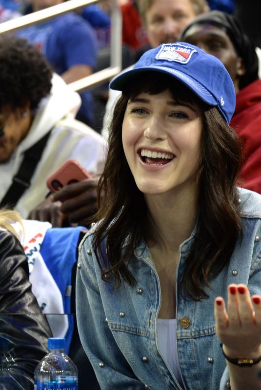 RACHEL BROSNAHAN at Hurricanes vs Knicks Game in New York 05/22/2022