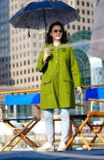 RACHEL BROSNAHAN on the Set of The Marvelous Mrs Maisel in New York 05/18/2022