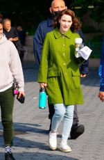 RACHEL BROSNAHAN on the Set of The Marvelous Mrs Maisel in New York 05/18/2022