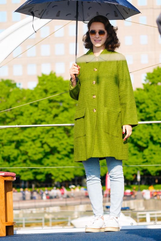RACHEL BROSNAHAN on the Set of The Marvelous Mrs Maisel in New York 05/18/2022