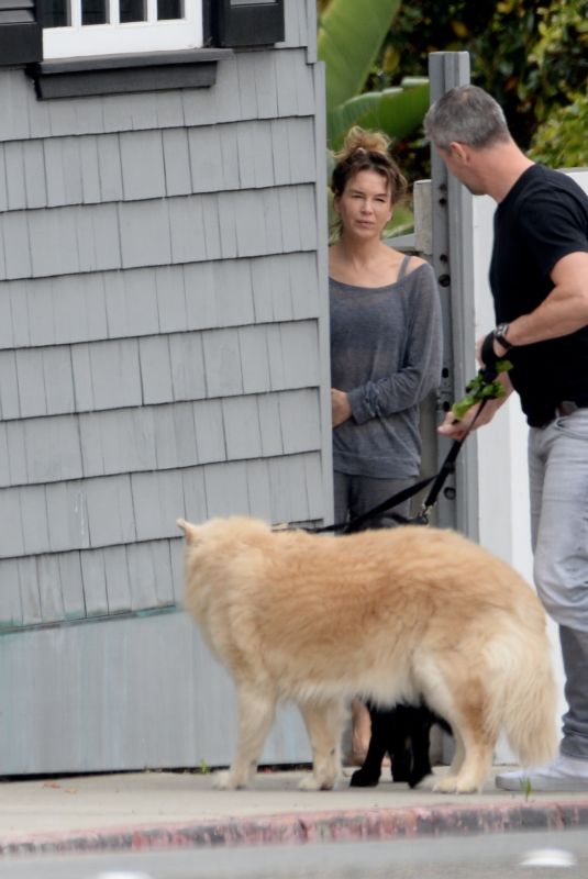 RENEE ZELLWEGER Meets Up with Ant Anstead in Laguna Beach 06/09/2022