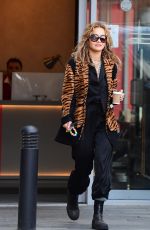 RITA ORA Landing in a Helicopter at Battersea Heliport 06/26/2022