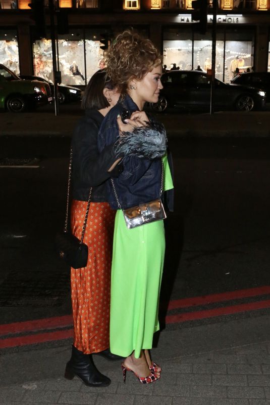 RITA ORA Night Out in London 06/10/2022