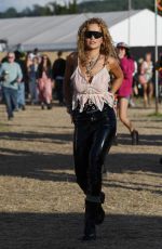 RITA ORA Out at Glastonbury Festival 06/26/2022