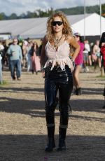 RITA ORA Out at Glastonbury Festival 06/26/2022