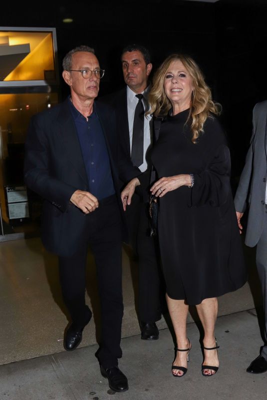 RITA WILSON and Tom Hanks Leaves Elvis Premiere in New York 06/15/2022