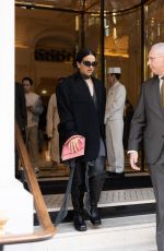 ROSALIA Leaves Peninsula Hotel in Paris 06/22/2022