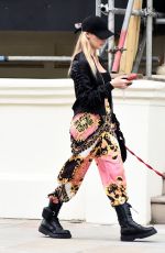 ROXY HORNER Out with Her Dog in Notting Hill 06/07/2022