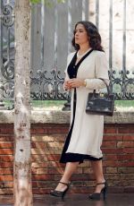 SALMA HAYEK on the Set of Without Blood in Rome 06/22/2022