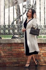 SALMA HAYEK on the Set of Without Blood in Rome 06/22/2022