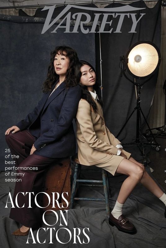 SANDRA OH and HOYEON JUNG in Variety Magazine Actors on Actors, June 2022