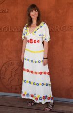 SANDRINE QUETIER at French Tennis Open at Roland Garros in Paris 06/01/2022