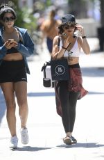 SARAH HYLAND Out with a Friend After a Workout in Los Angeles 06/11/2022