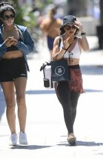SARAH HYLAND Out with a Friend After a Workout in Los Angeles 06/11/2022