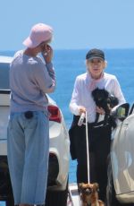 SARAH PAULSON Out with her Dog in Malibu 06/05/2022