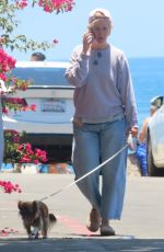 SARAH PAULSON Out with her Dog in Malibu 06/05/2022