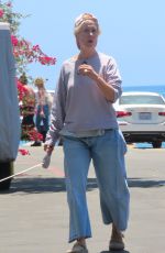 SARAH PAULSON Out with her Dog in Malibu 06/05/2022