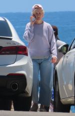 SARAH PAULSON Out with her Dog in Malibu 06/05/2022