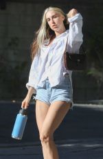 SCOUT WILLIS in Denim Shorts Out in Los Angeles 06/29/2022