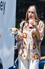 SCOUT WILLIS Out Shopping with Her Dog in Studio City 06/23/2022