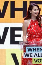 SELENA GOMEZ at When We All Vote Inaugural Culture of Democracy Summit in Los Angeles 06/13/2022
