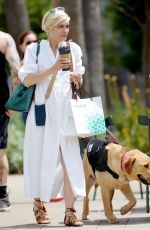 SELMA BLAIR Out with Her Service Dog in Los Angeles 06/22/2022