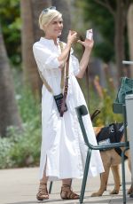 SELMA BLAIR Out with Her Service Dog in Los Angeles 06/22/2022