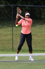SERENA WILLIAMS at Tennis Practice in Eastbourne 06/19/2022